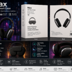 Max Wireless Headphones with Smart Case