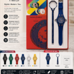 Trendy Fashion Analog Watch Gift Set