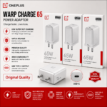 OnePlus Warp Charge 65W Fast Charger with USB Type-C Port