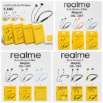 Realme Buds Wireless Neckband Earphones | Bluetooth 5.3 | Magnetic Auto ON/OFF | ANC | Fast Charging