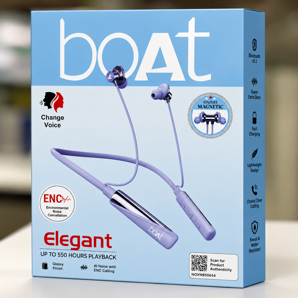 ChatGPT Image Aug 7, 2026, 08_25_47 PM boAt Elegant Wireless Bluetooth Neckband Earphones | ENC Calling | Magnetic Auto ON/OFF | Voice Change | Long Battery Backup - Image 1
