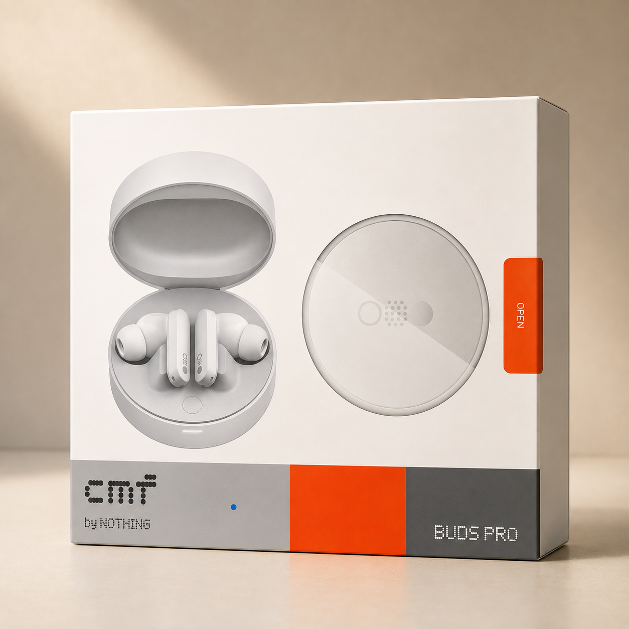 ChatGPT Image Aug 8, 2026, 07_35_46 PM CMF by Nothing Buds Pro TWS Earbuds | True Wireless Stereo Earphones | In-Ear Design | Charging Case | White - Image 1