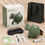 Smart Heated Neck Massager Pillow Device