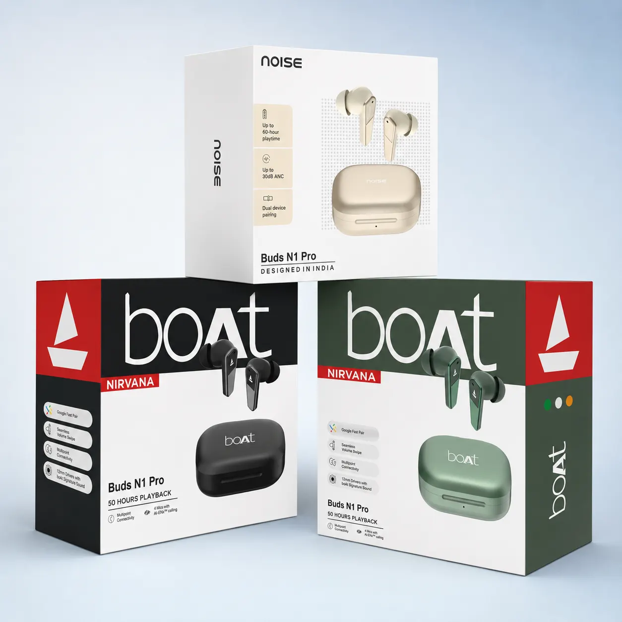 thumb boAt Nirvana Buds N1 Pro Earbuds - Image 1