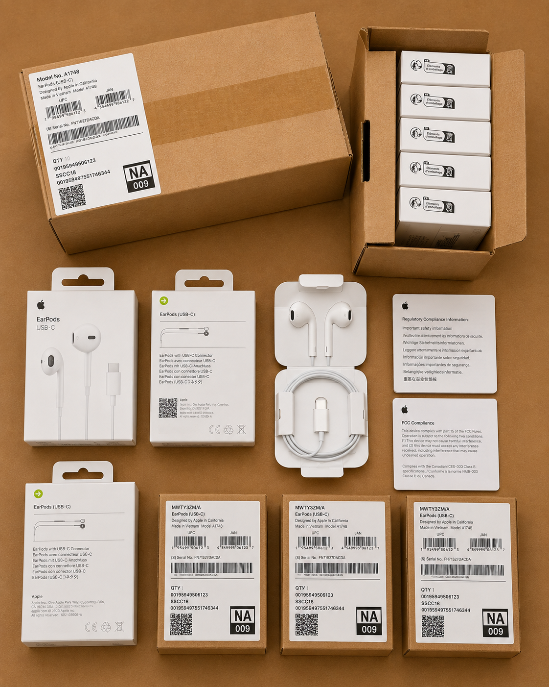 ChatGPT Image Sep 1, 2026, 08_30_46 PM Apple EarPods with Lightning Connector | Wired Earphones | Built-In Microphone & Remote | White - Image 1