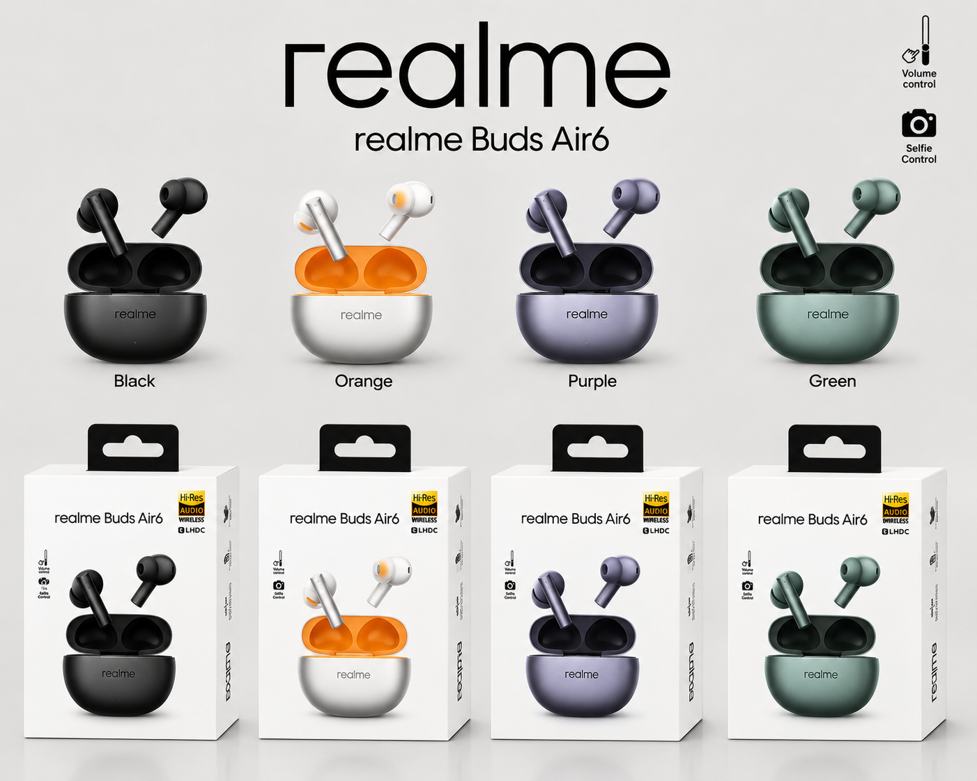 ChatGPT Image Sep 2, 2026, 01_49_58 PM realme Buds Air6 Wireless Earbuds | Hi-Res Audio, LHDC & Smart Controls - Image 1