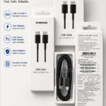 Samsung USB-C to USB-C Cable 1m | Black USB Type-C Charging & Data Cable