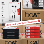 boAt Bassheads 100C Wired Earphones | Type-C In-Ear Earphones with Mic