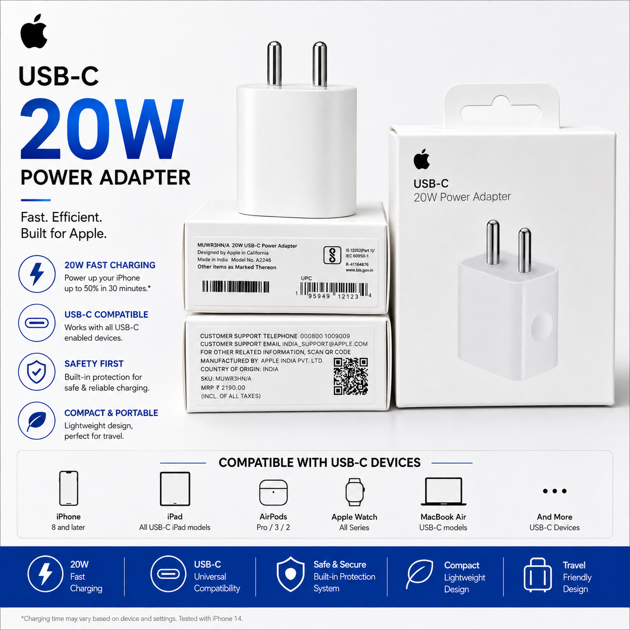 ChatGPT Image Sep 2, 2026, 09_45_14 PM Apple 20W USB-C Power Adapter - Image 1