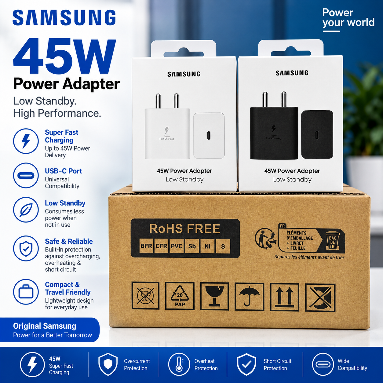 ChatGPT Image Sep 7, 2026, 12_41_24 AM Samsung 45W Power Adapter | Super Fast Charging | Low Standby Power - Image 1